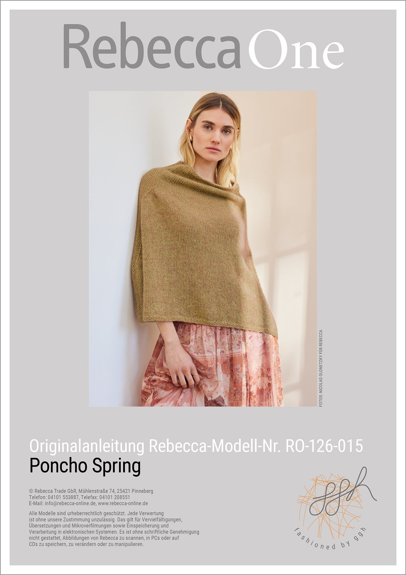 Anleitung: Poncho Spring | rebecca - online.de
