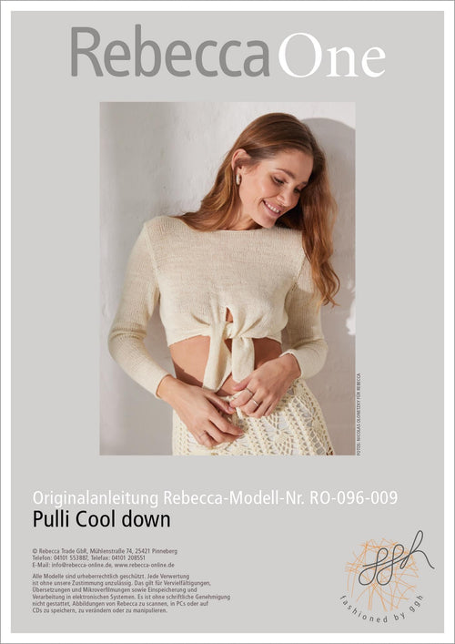 Anleitung - Pulli Cool down | rebecca - online.de