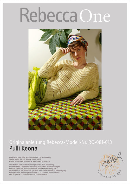 Anleitung - Pulli Keona | rebecca - online.de