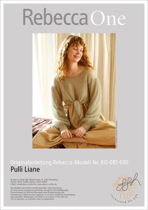 Anleitung - Pulli Liane | rebecca - online.de