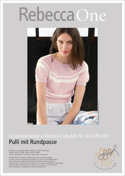 Anleitung - Pulli mit Rundpasse | rebecca - online.de