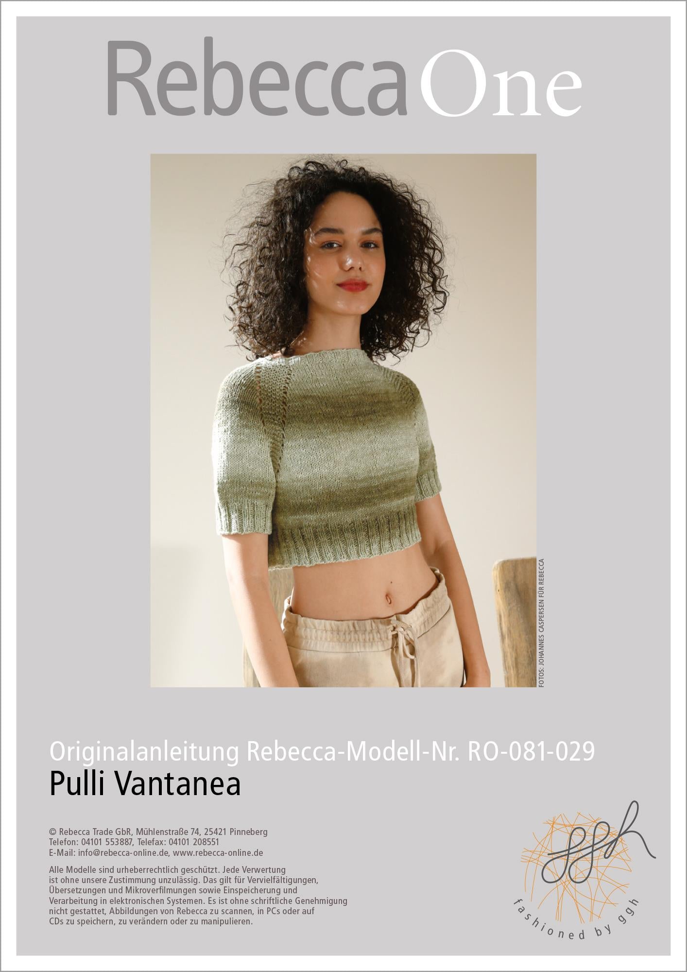 Anleitung - Pulli Vantanea - Rebecca - Online.de