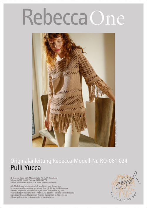 Anleitung - Pulli Yucca | rebecca - online.de