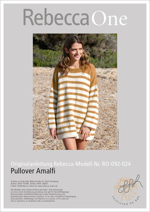 Anleitung - Pullover Amalfi | rebecca - online.de