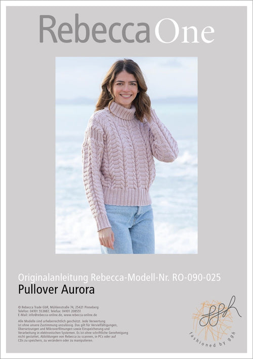 Anleitung - Pullover Aurora | rebecca - online.de