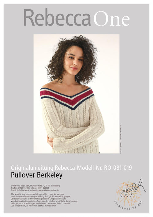 Anleitung - Pullover Berkeley | rebecca - online.de