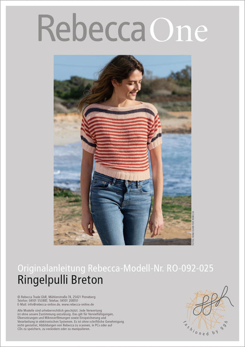Anleitung - Pullover Breton | rebecca - online.de