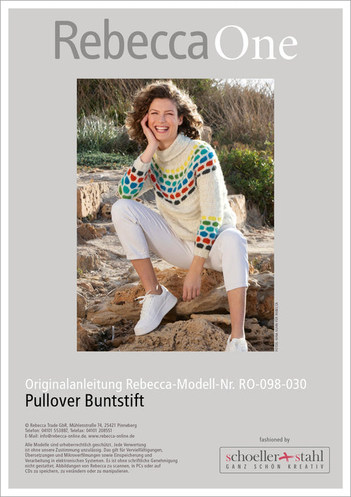 Anleitung - Pullover Buntstift | rebecca - online.de
