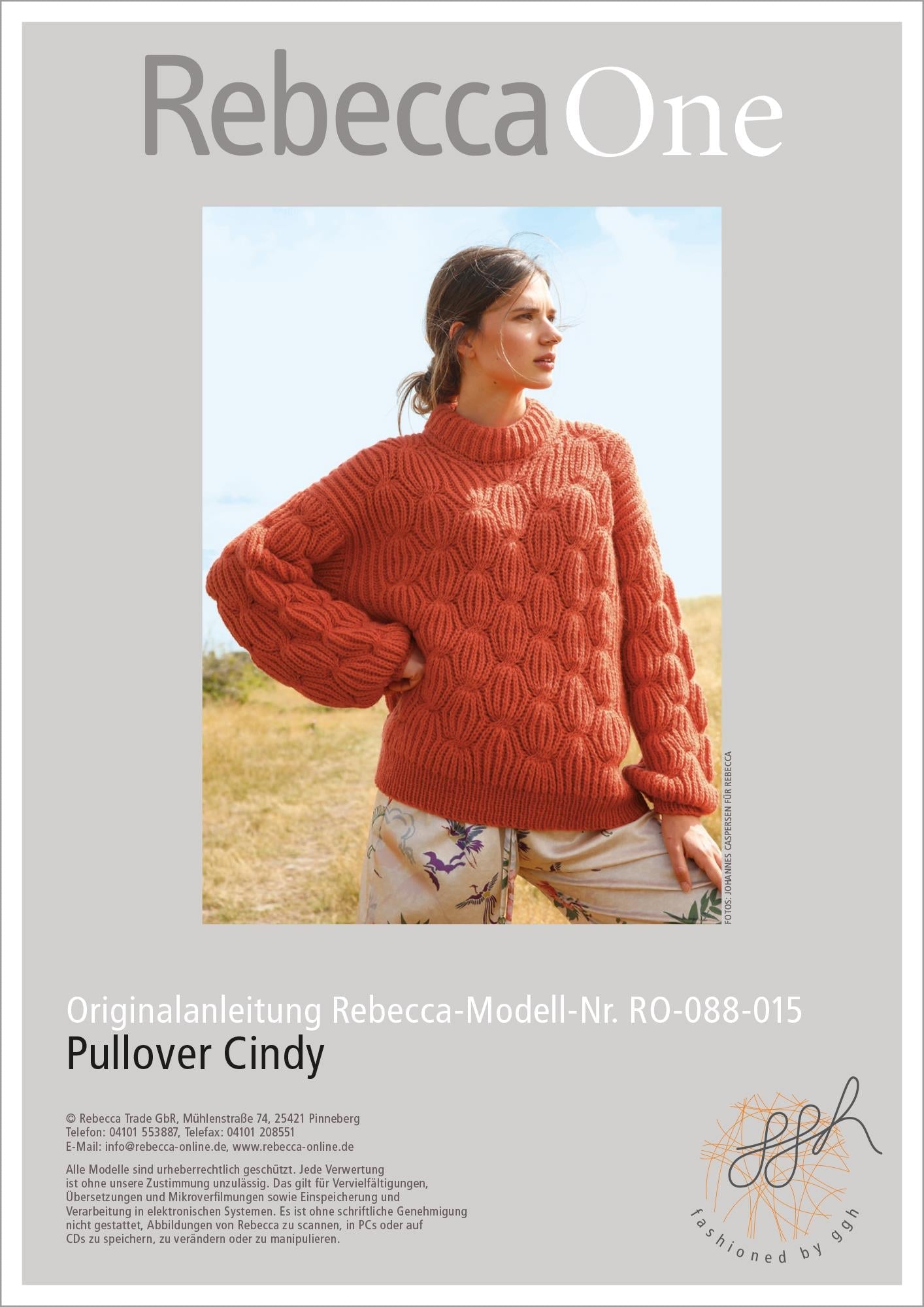 Anleitung - Pullover Cindy - Rebecca - Online.de