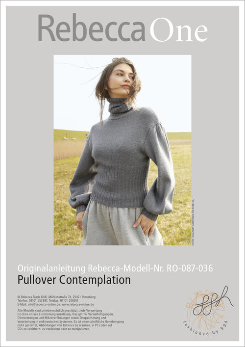 Anleitung - Pullover Contemplation | rebecca - online.de