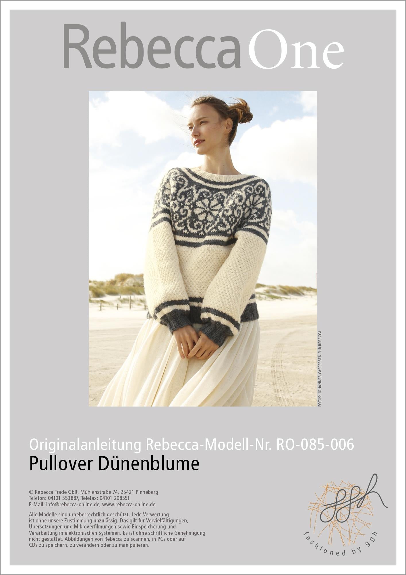 Anleitung - Pullover Dünenblume - Rebecca - Online.de
