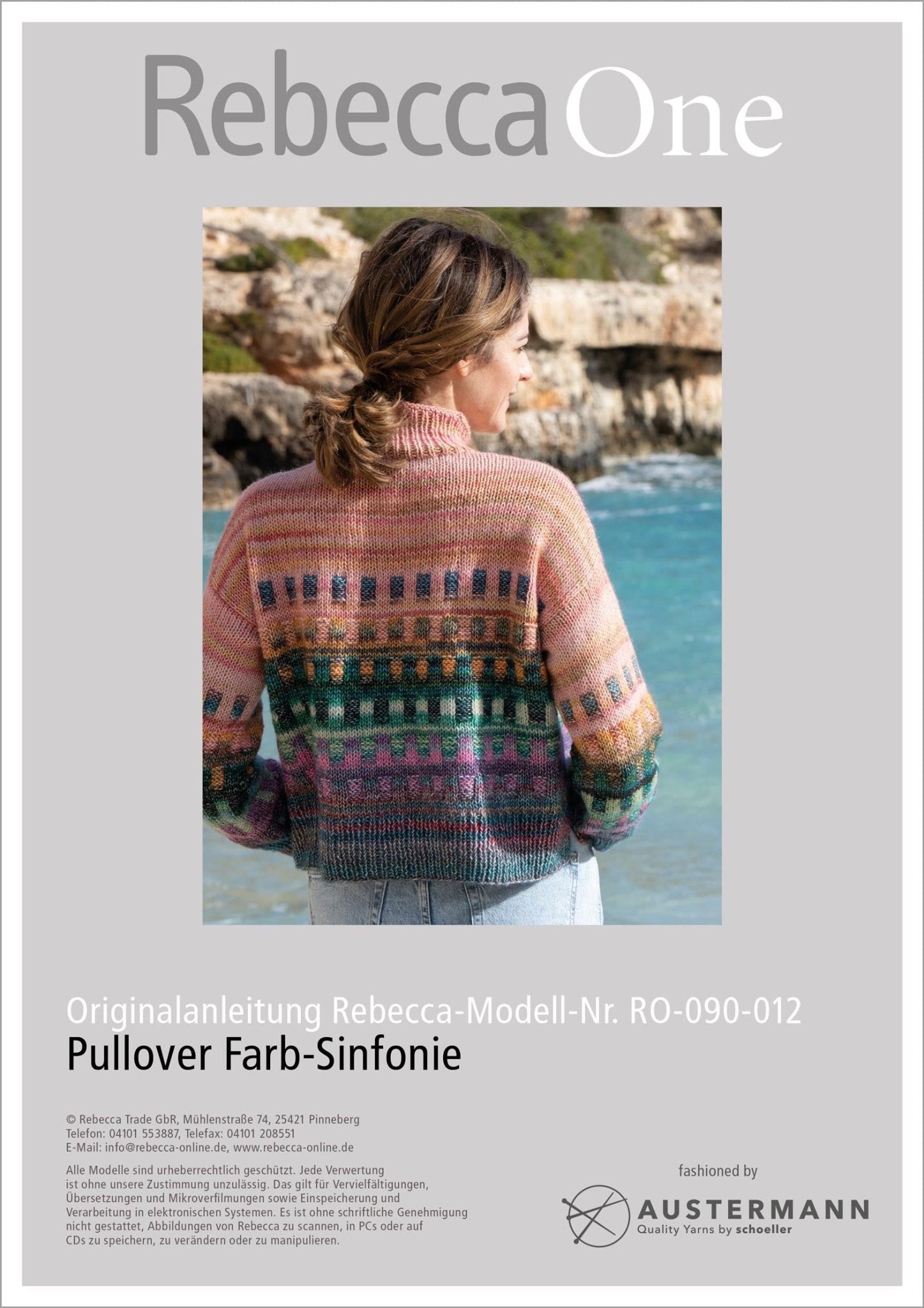 Anleitung - Pullover Farb - Sinfonie - Rebecca - Online.de