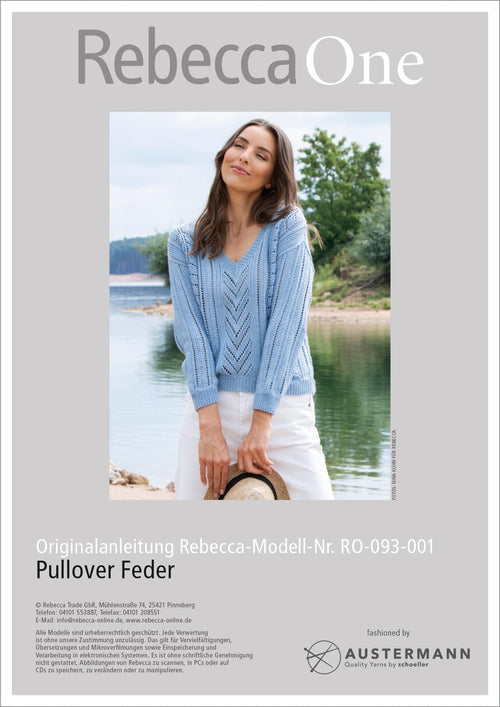 Anleitung - Pullover Feder | rebecca - online.de