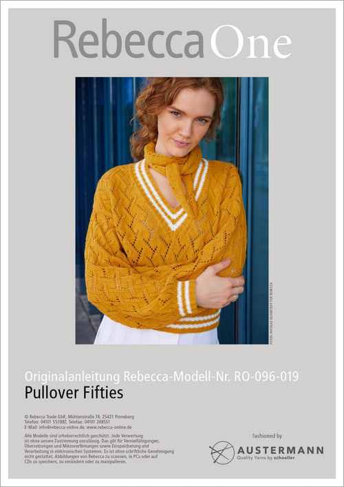 Anleitung - Pullover Fifties | rebecca - online.de