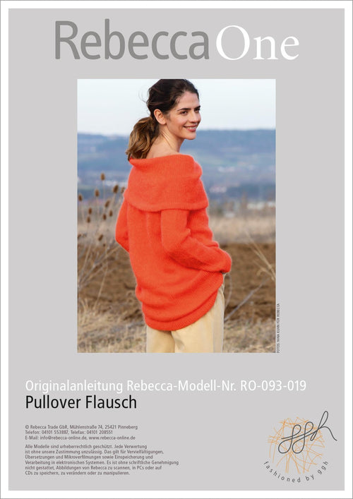 Anleitung - Pullover Flausch | rebecca - online.de