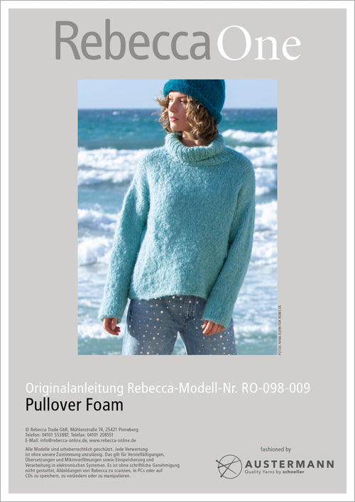 Anleitung - Pullover Foam | rebecca - online.de