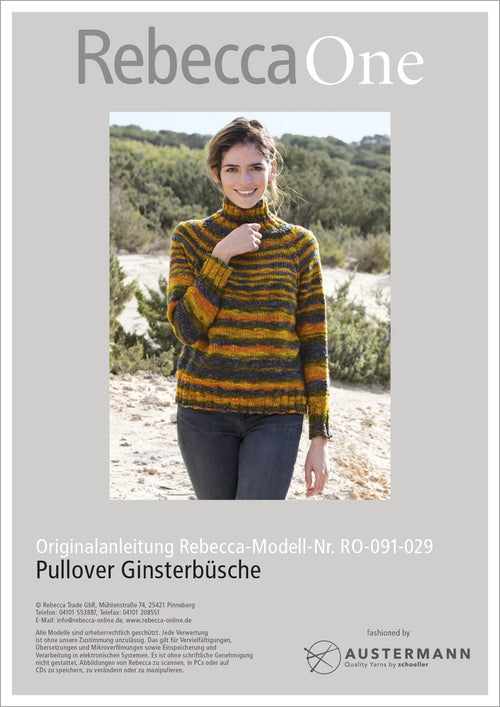 Anleitung - Pullover Ginsterbüsche | rebecca - online.de