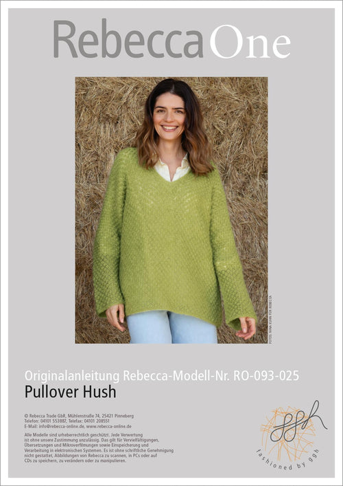 Anleitung - Pullover Hush | rebecca - online.de