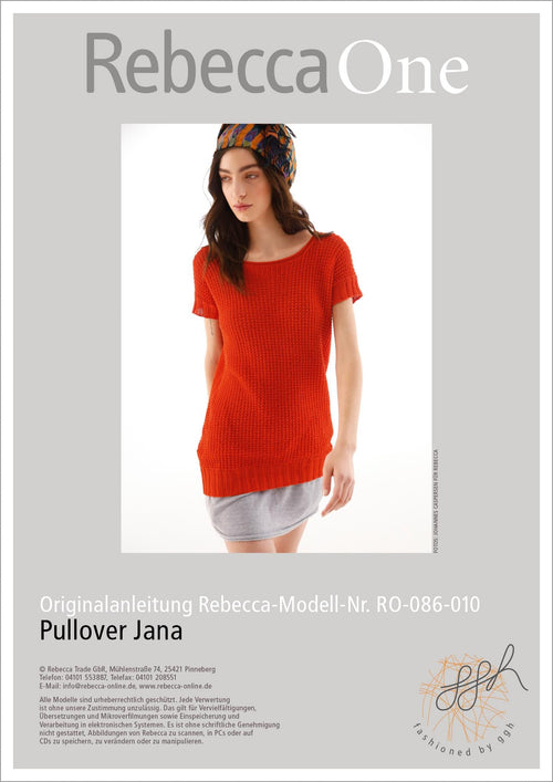 Anleitung - Pullover Jana | rebecca - online.de
