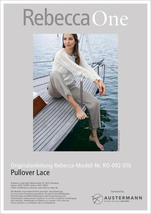 Anleitung - Pullover Lace | rebecca - online.de