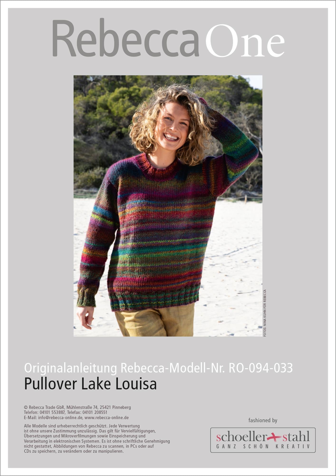 Anleitung - Pullover Lake Louisa - Rebecca - Online.de