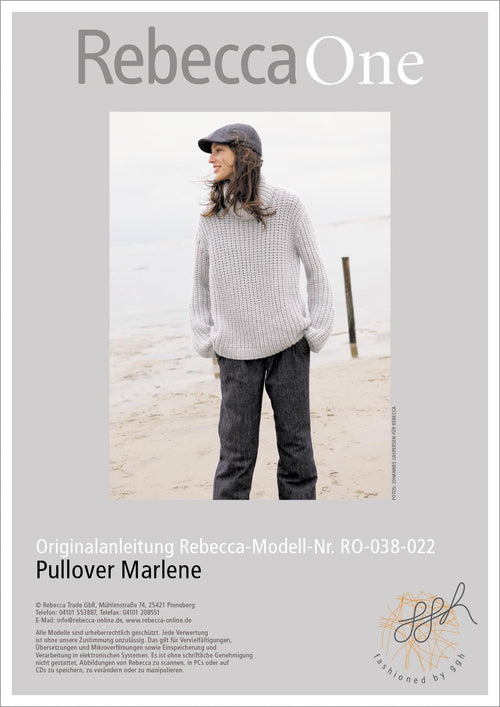 Anleitung - Pullover Marlene | rebecca - online.de
