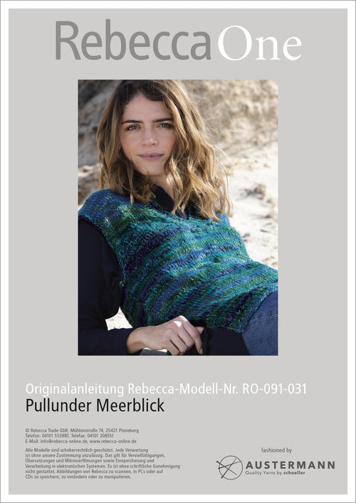 Anleitung - Pullover Meerblick | rebecca - online.de