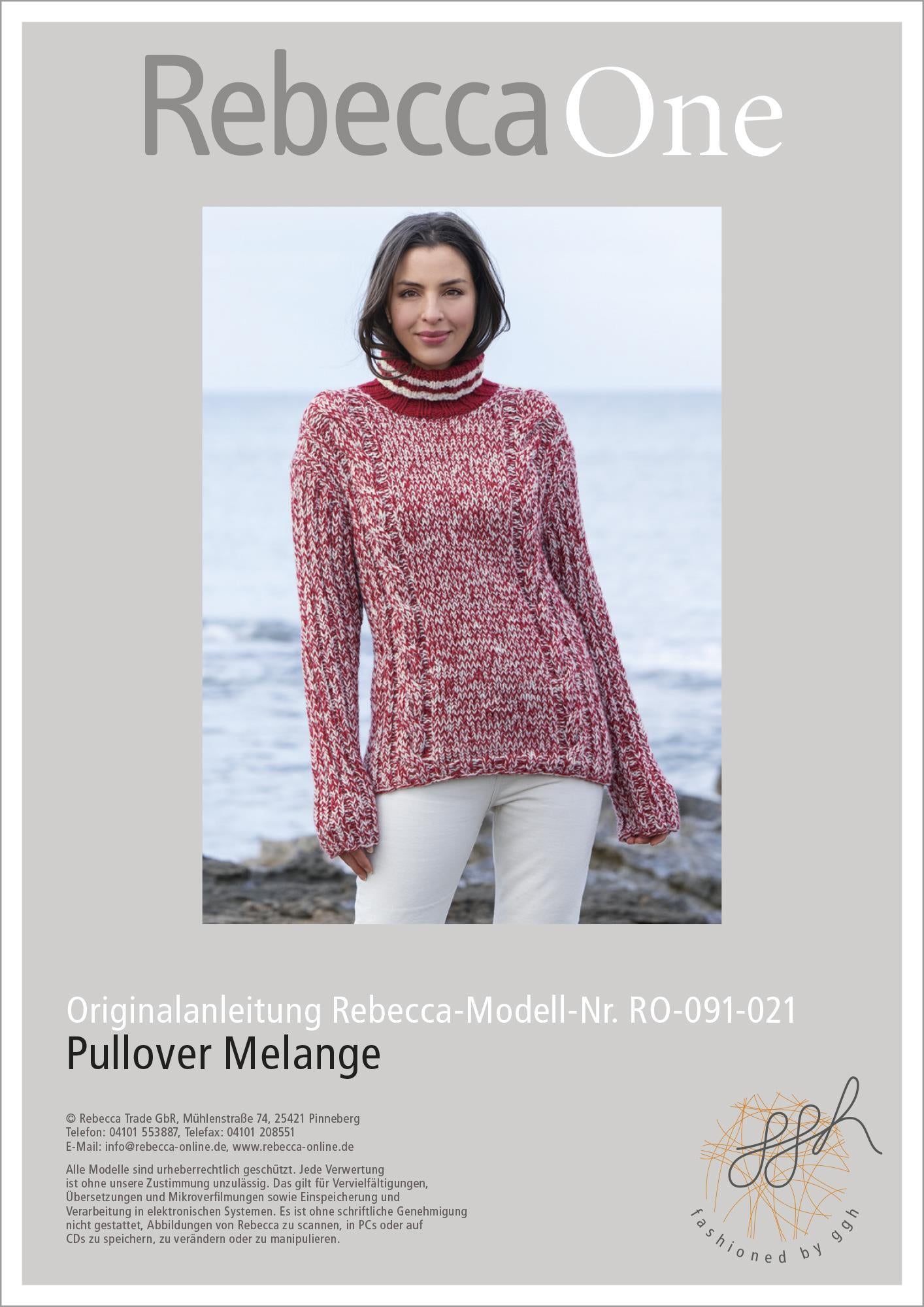 Anleitung - Pullover Melange - Rebecca - Online.de
