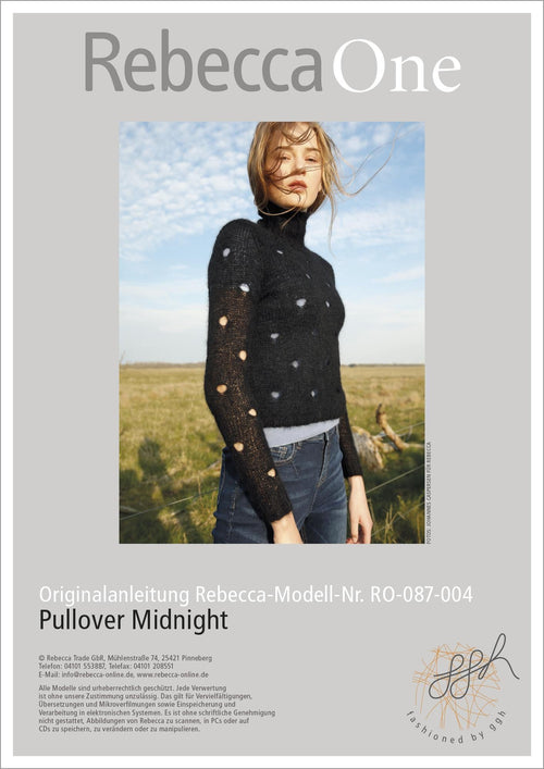 Anleitung - Pullover Midnight | rebecca - online.de