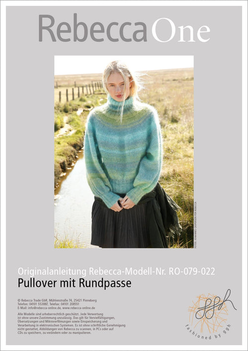 Anleitung - Pullover mit Rundpasse | rebecca - online.de