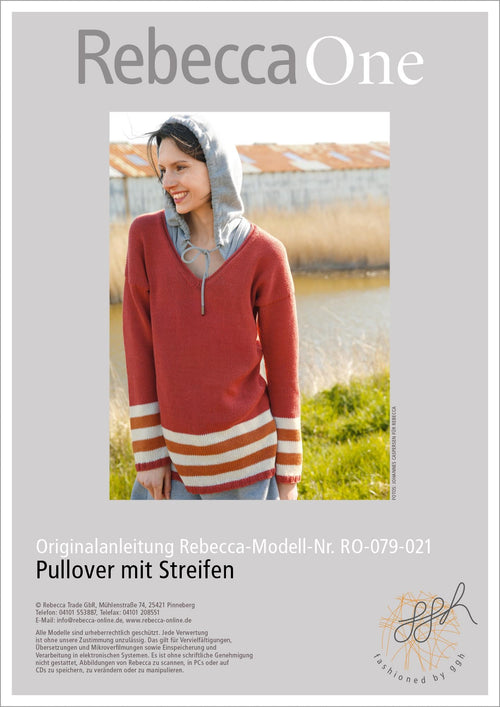 Anleitung - Pullover mit Streifen | rebecca - online.de