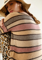 Anleitung - Pullover mit Strukturmusterstreifen - Rebecca - Online.de