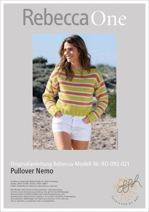 Anleitung - Pullover Nemo | rebecca - online.de