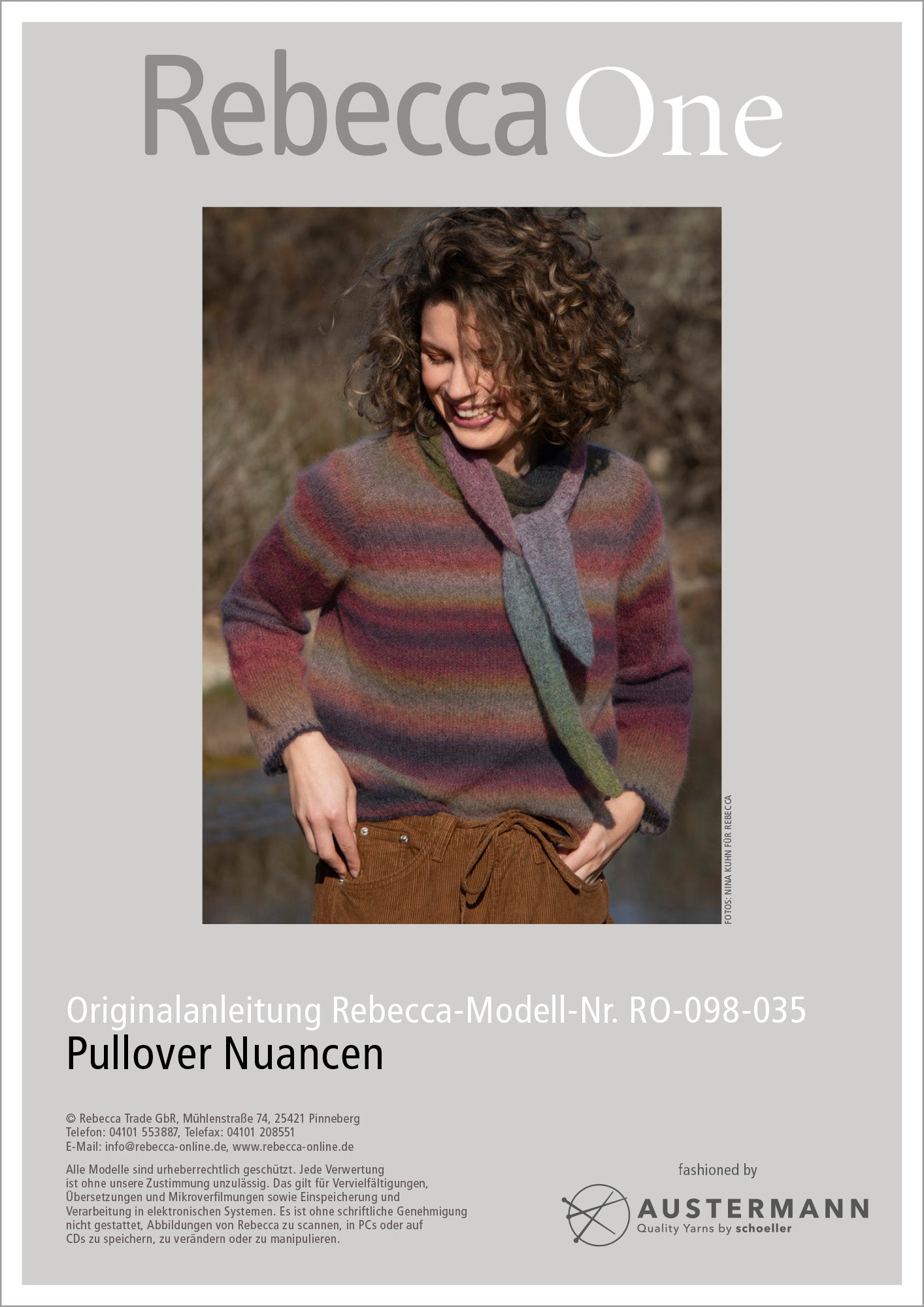 Anleitung Pullover Nuancen - Rebecca - Online.de
