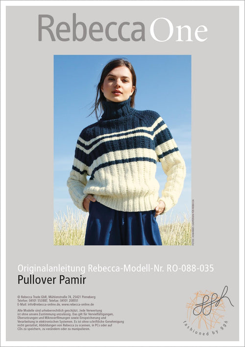 Anleitung - Pullover Pamir | rebecca - online.de