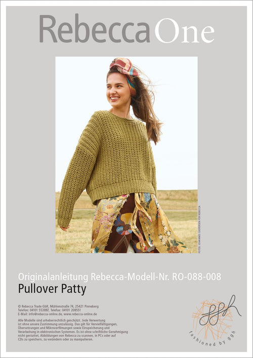 Anleitung - Pullover Patty | rebecca - online.de