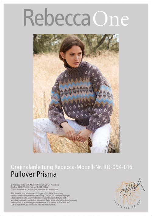 Anleitung - Pullover Prisma | rebecca - online.de