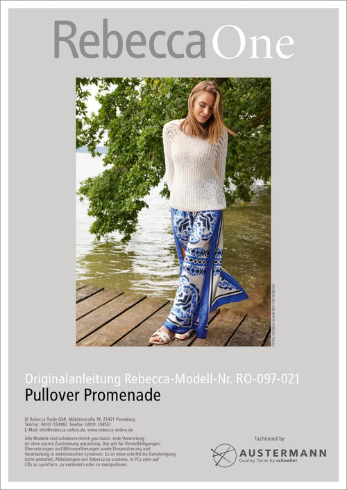 Anleitung - Pullover Promenade | rebecca - online.de