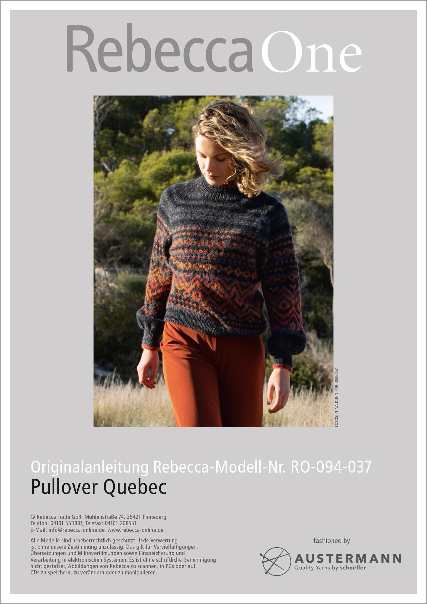 Anleitung - Pullover Quebec - Rebecca - Online.de