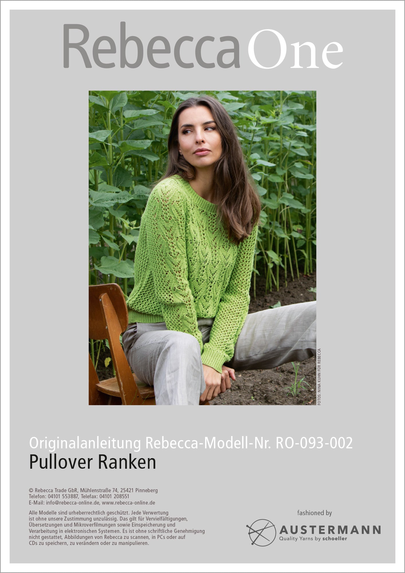 Anleitung - Pullover Ranken - Rebecca - Online.de