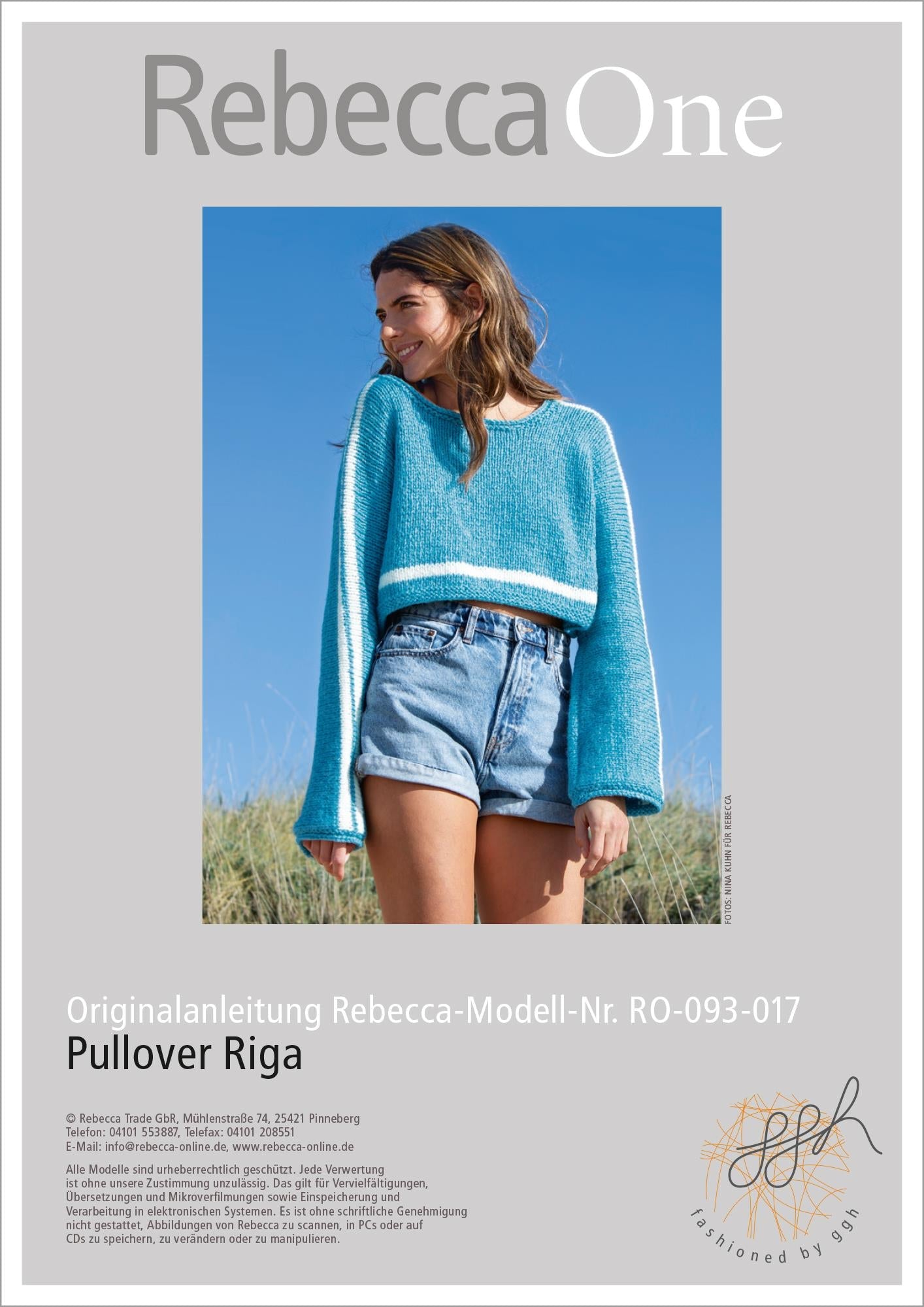 Riga Pattern Riga Sweater - knitting pattern from rebecca-online.de