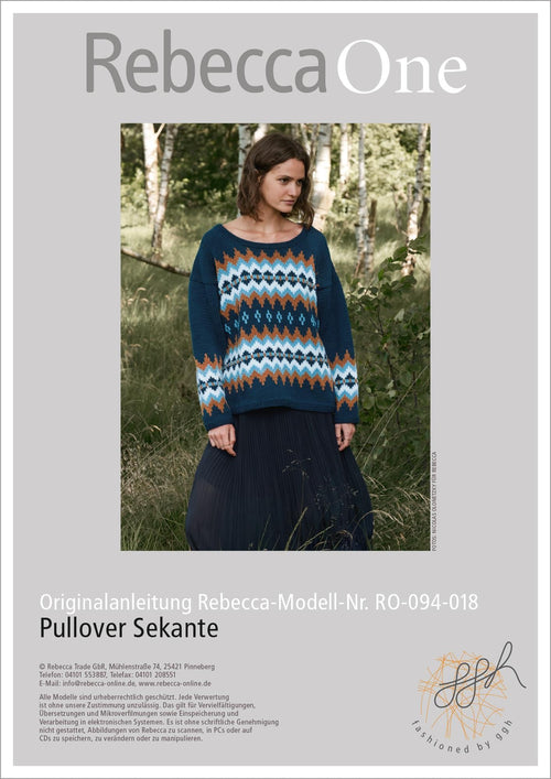 Anleitung - Pullover Seekante | rebecca - online.de