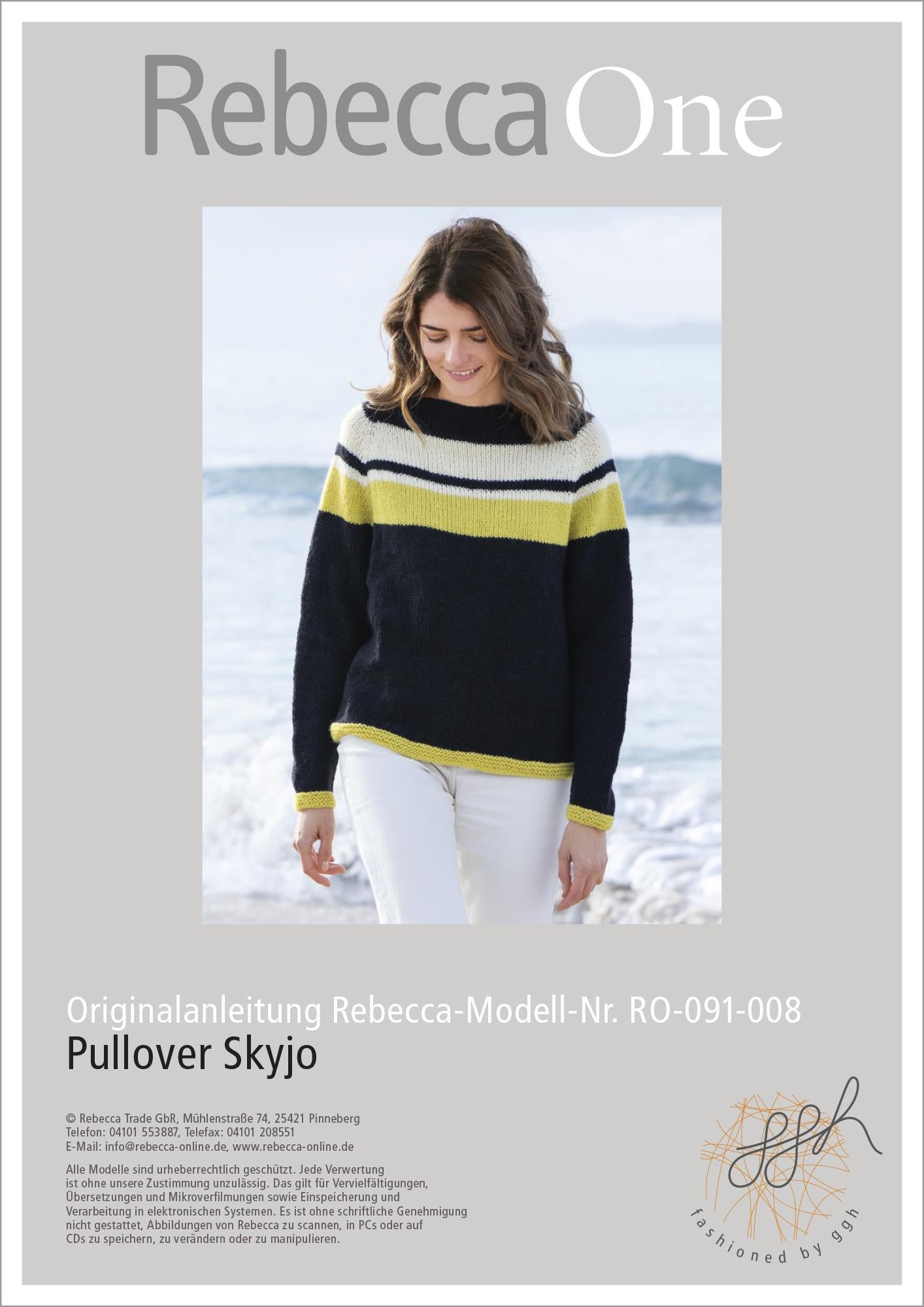 Anleitung - Pullover Skyjo - Rebecca - Online.de