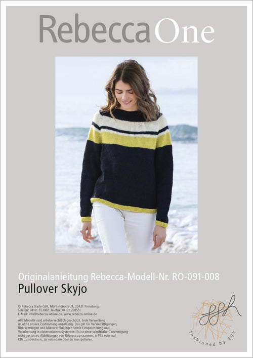 Anleitung - Pullover Skyjo | rebecca - online.de