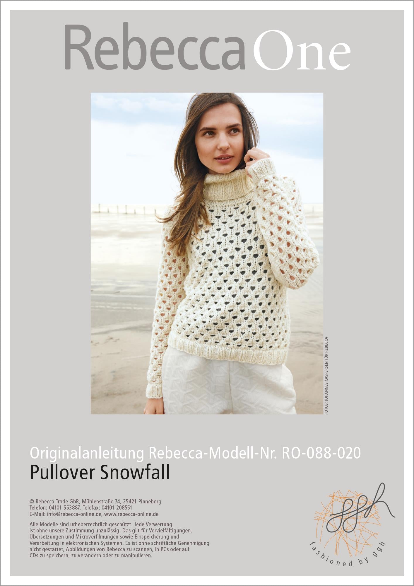 Anleitung - Pullover Snowfall - Rebecca - Online.de