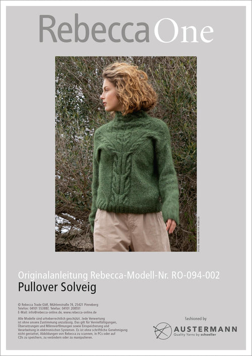 Anleitung - Pullover Solveig | rebecca - online.de