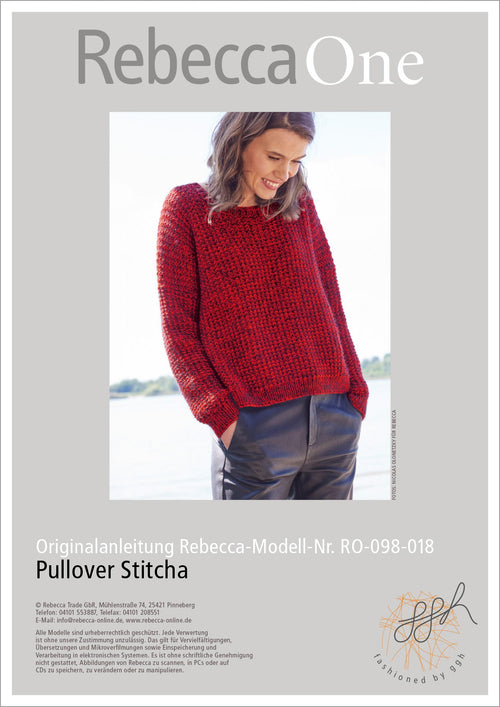 Anleitung - Pullover Stitcha | rebecca - online.de