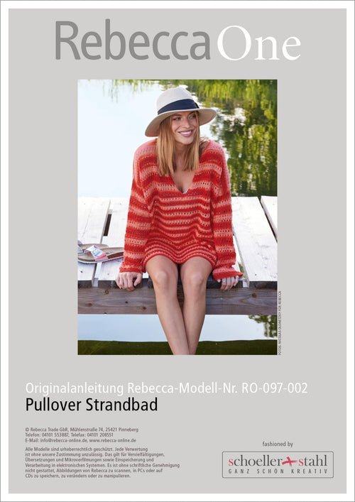 Anleitung - Pullover Strandbad | rebecca - online.de