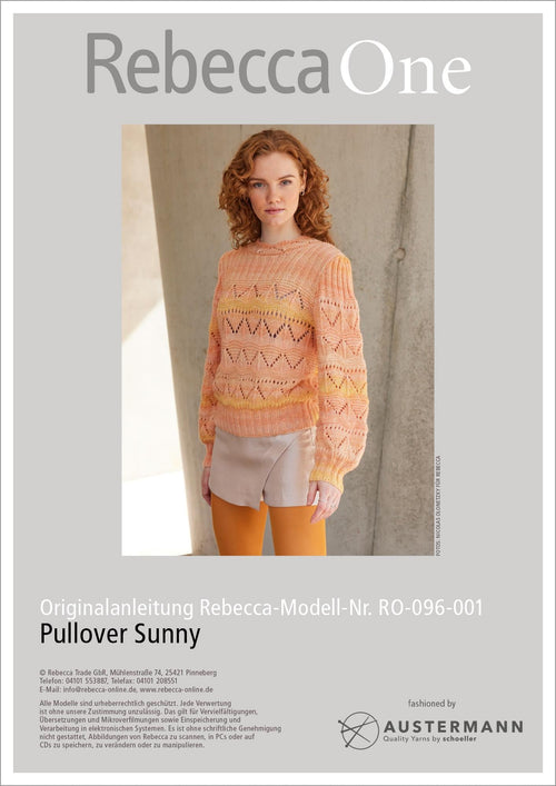 Anleitung - Pullover Sunny | rebecca - online.de