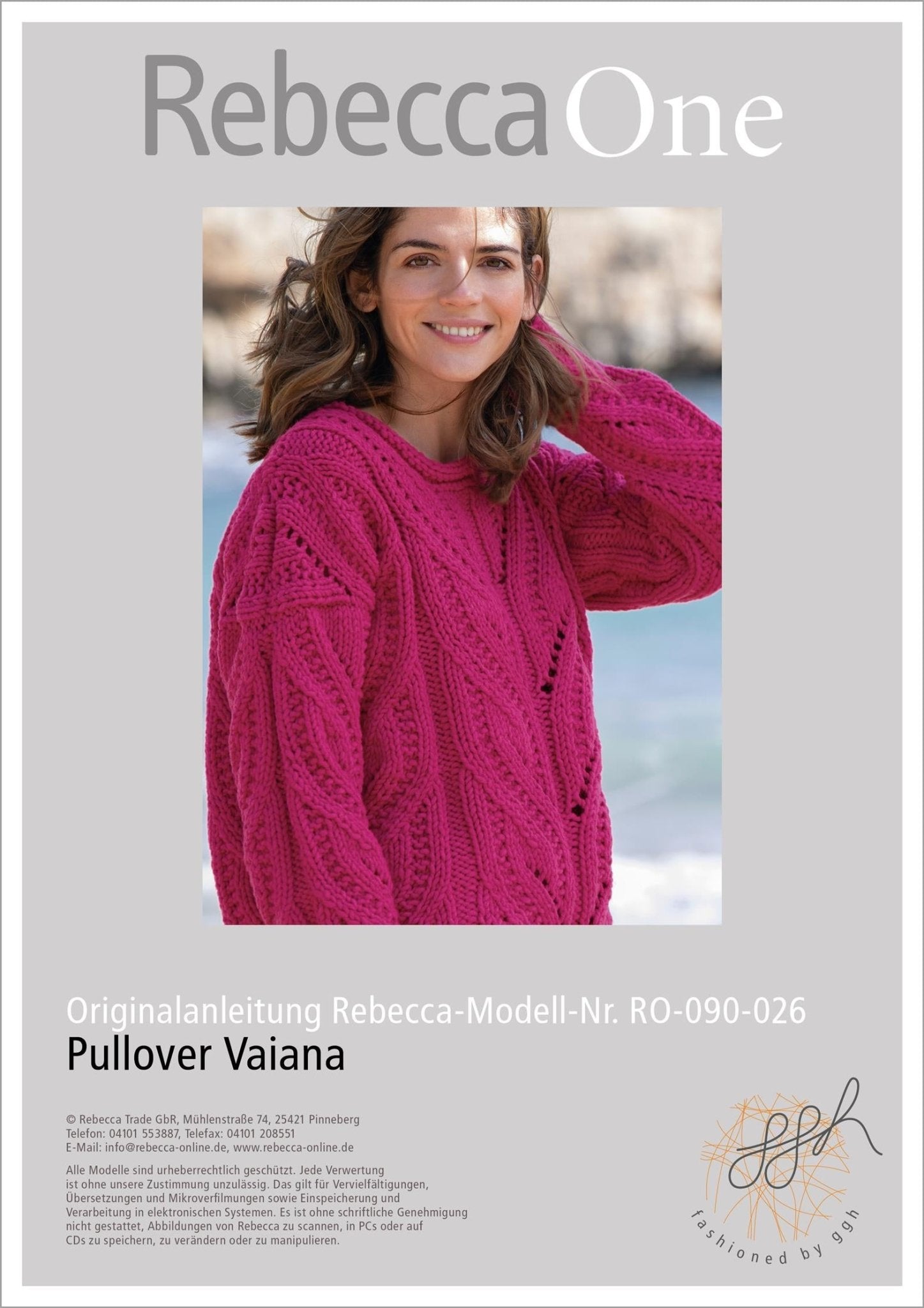 Anleitung - Pullover Vainana - Rebecca - Online.de